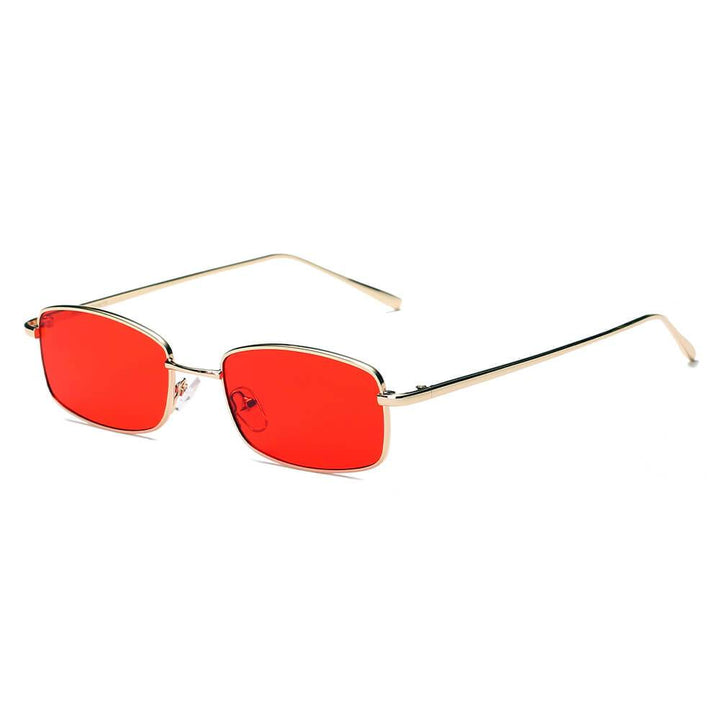 GARNER | S2076 - Retro Vintage Slim Rectangle Sunglasses