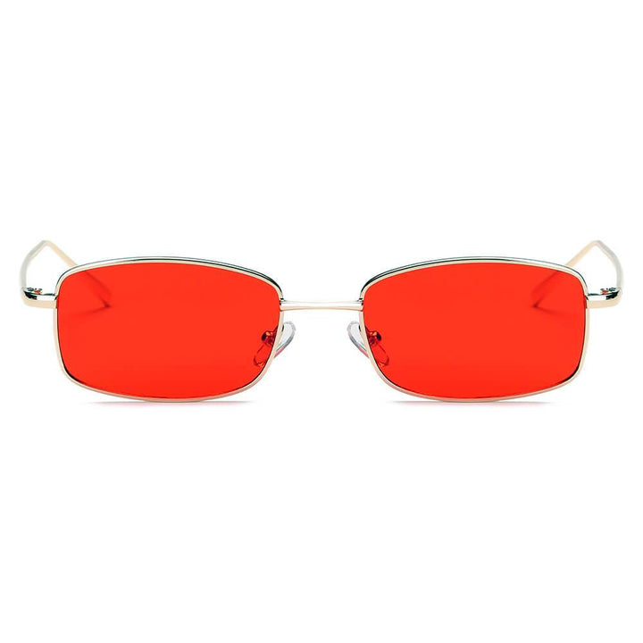 GARNER | S2076 - Retro Vintage Slim Rectangle Sunglasses