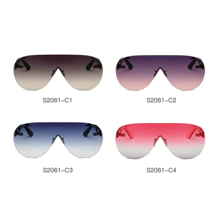 DESTIN | S2061 - Women Oversized Aviator Fashion Sunglasses