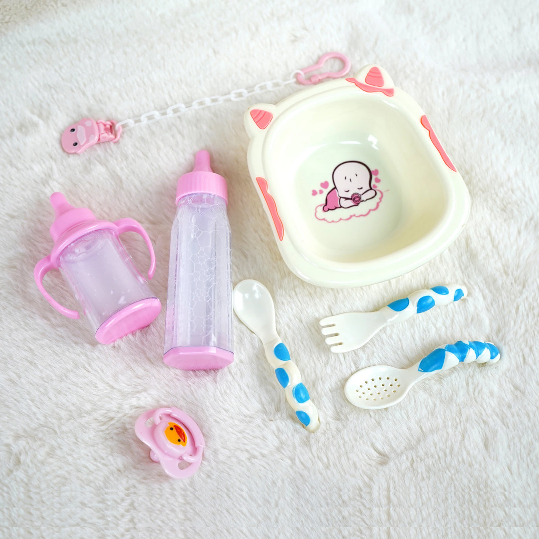 Reborn/Silicone Micropreemie Baby Feeding Set For 7-14 Inches Doll