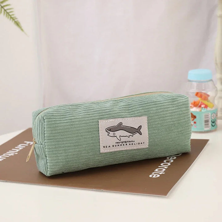 Cute Shark Pencil Case for Kids - Large Capacity Stationery Organizer SimpleCute Things