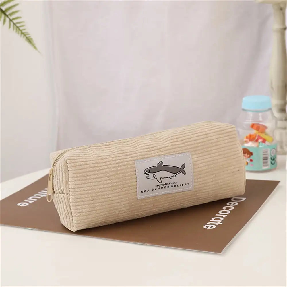 Cute Shark Pencil Case for Kids - Large Capacity Stationery Organizer SimpleCute Things