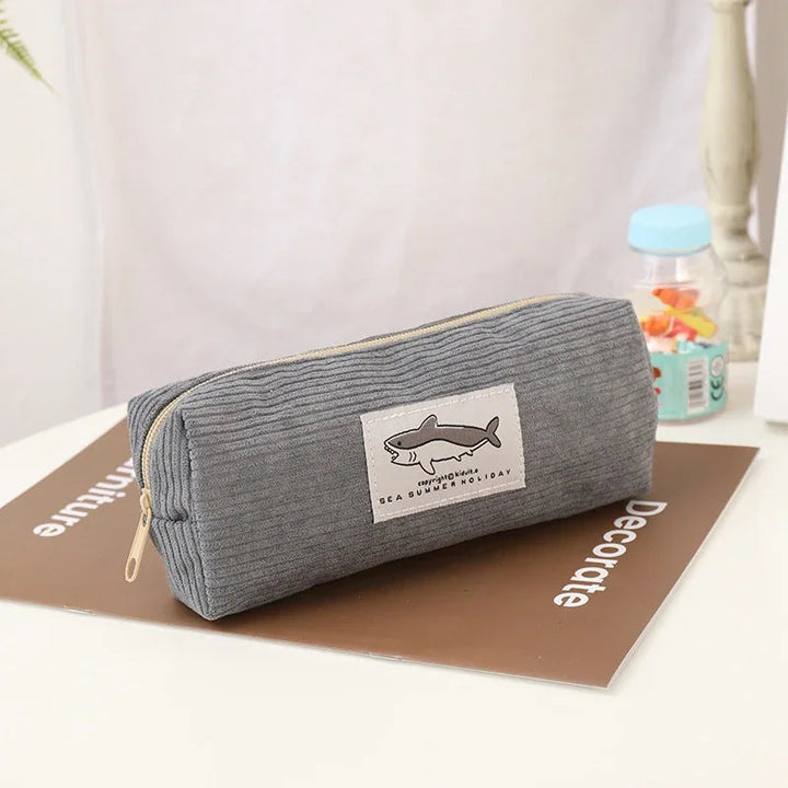 Cute Shark Pencil Case for Kids - Large Capacity Stationery Organizer SimpleCute Things