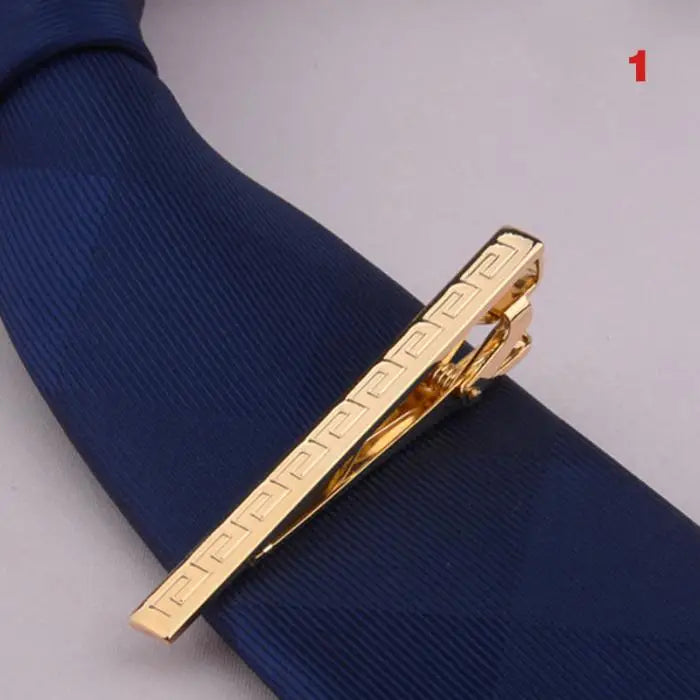 Men Metal Alloy Tie Clip Clamp Necktie Bar Clasp Wedding Bridegroom Business Fashion Formal Gifts