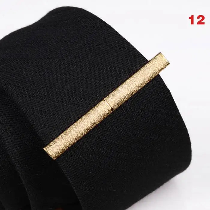 Men Metal Alloy Tie Clip Clamp Necktie Bar Clasp Wedding Bridegroom Business Fashion Formal Gifts