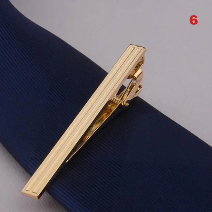 Men Metal Alloy Tie Clip Clamp Necktie Bar Clasp Wedding Bridegroom Business Fashion Formal Gifts