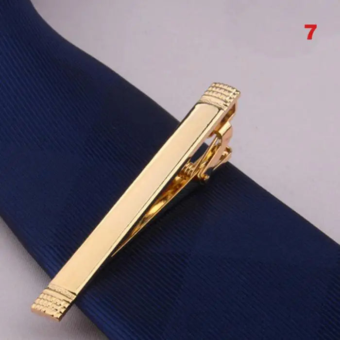 Men Metal Alloy Tie Clip Clamp Necktie Bar Clasp Wedding Bridegroom Business Fashion Formal Gifts