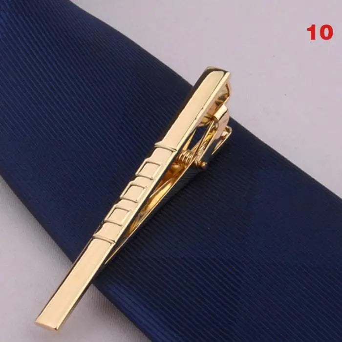 Men Metal Alloy Tie Clip Clamp Necktie Bar Clasp Wedding Bridegroom Business Fashion Formal Gifts