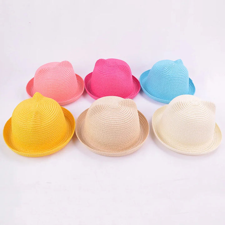 Fashion Cute Lovely Girls Boys Straw Hats