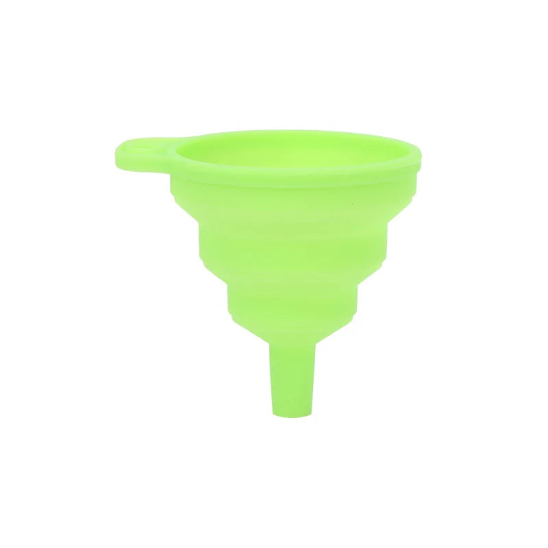 3 pc Silicone Collapsible Foldable Funnel  Household Kitchen Cooking Tools Portable Wine Mini Portable Oil Pot Funnel