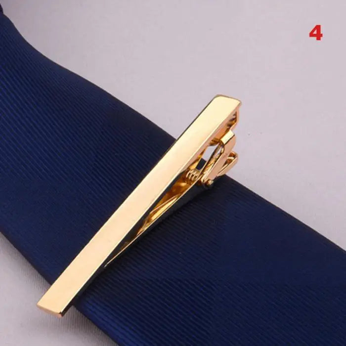 Men Metal Alloy Tie Clip Clamp Necktie Bar Clasp Wedding Bridegroom Business Fashion Formal Gifts