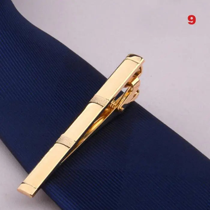 Men Metal Alloy Tie Clip Clamp Necktie Bar Clasp Wedding Bridegroom Business Fashion Formal Gifts