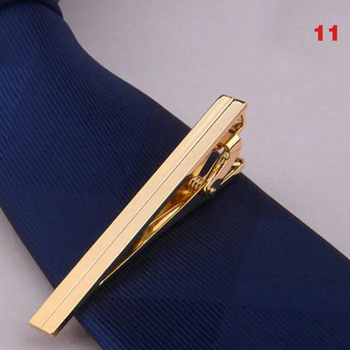 Men Metal Alloy Tie Clip Clamp Necktie Bar Clasp Wedding Bridegroom Business Fashion Formal Gifts