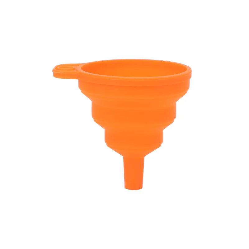 3 pc Silicone Collapsible Foldable Funnel  Household Kitchen Cooking Tools Portable Wine Mini Portable Oil Pot Funnel