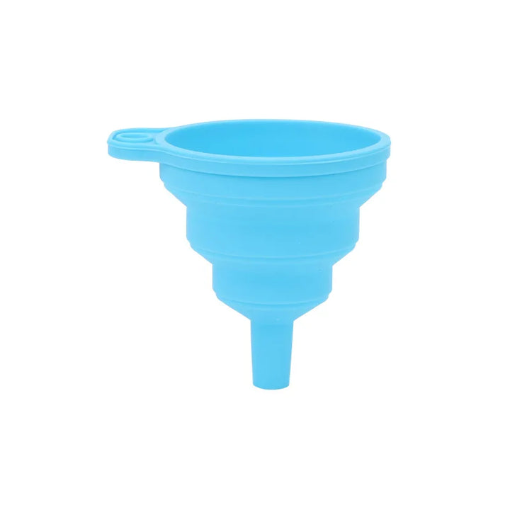 3 pc Silicone Collapsible Foldable Funnel  Household Kitchen Cooking Tools Portable Wine Mini Portable Oil Pot Funnel