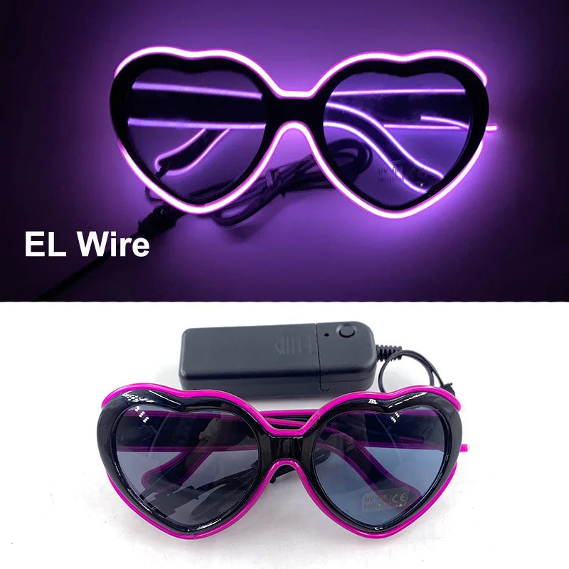 Luminous LED Glasses for Every Occasion - Light Up Your Celebrations SimpleCute Things