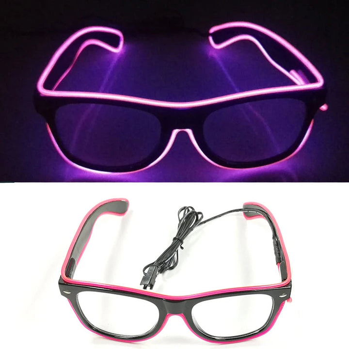 Luminous LED Glasses for Every Occasion - Light Up Your Celebrations SimpleCute Things