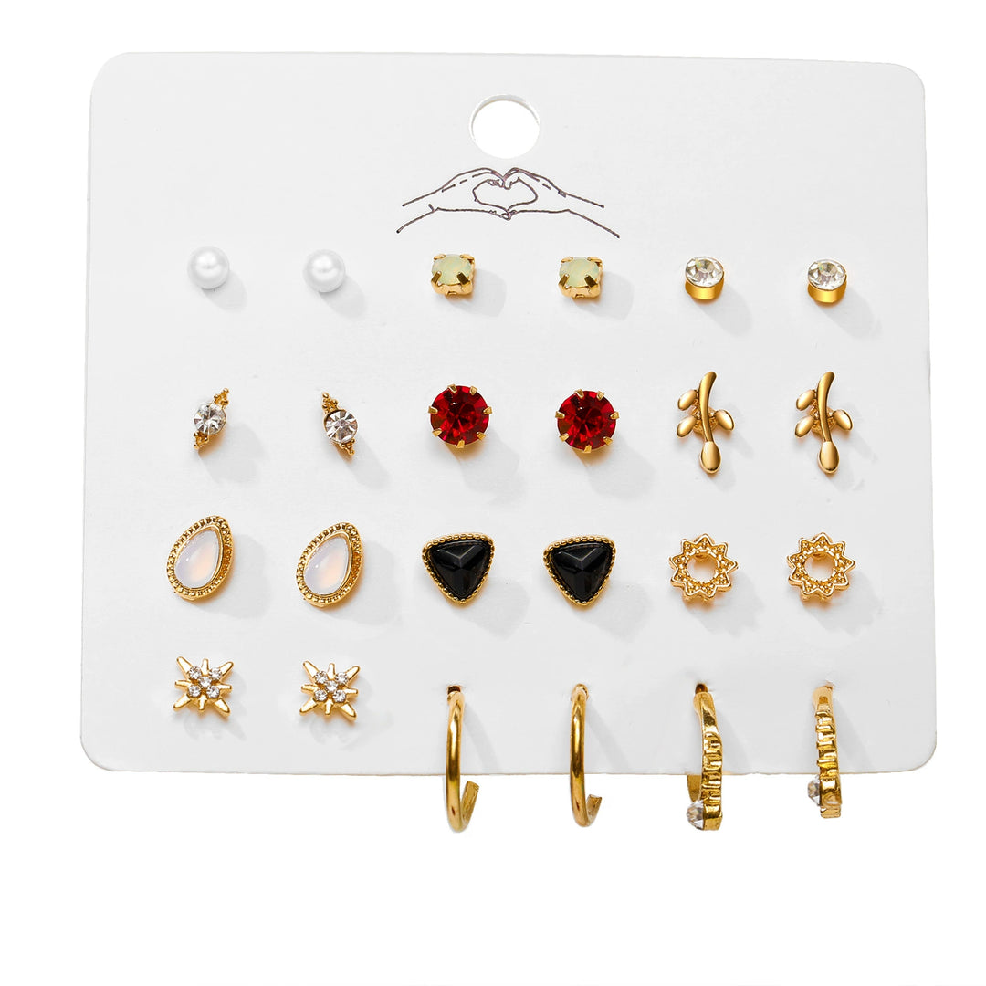 Ins Set Trendy Women's Small Exquisite Fancy Ear Studs