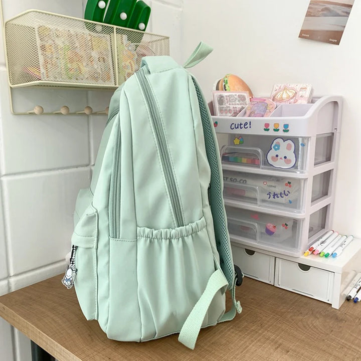 New Female Fashion Lady High Capacity Waterproof College Backpack Trendy Women Laptop School Bags Cute Girl Travel Book Bag Cool