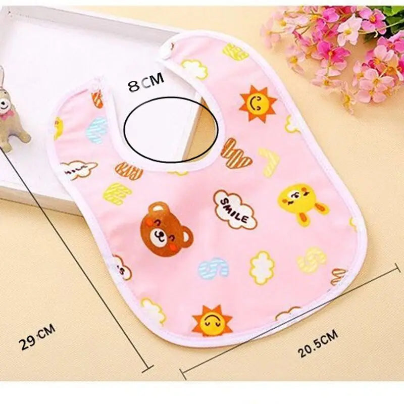 5pc Baby Cotton High Quality Babadores/Bib