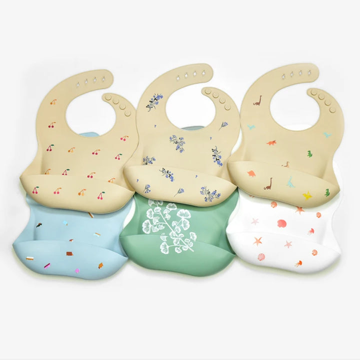 Silicone Kids Adjustable Bibs