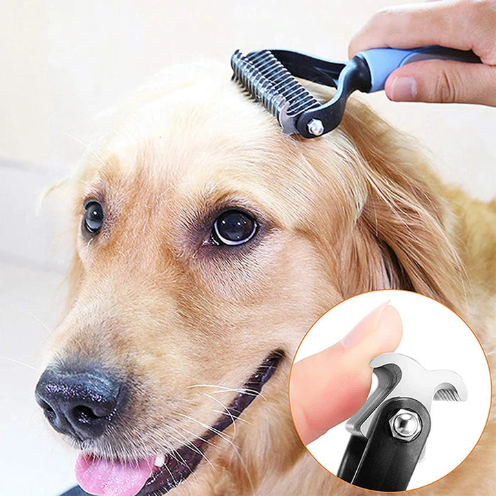 Pet Deshedding Brush/ Dog Hair Remover