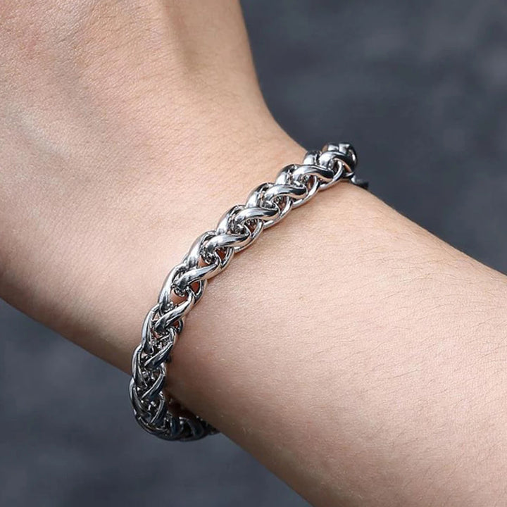 19-21cm Classic Curb Cuban Bracelet For Men Jewelry Stainless Steel Dragon Link Chain Bracelets Hand Jewelry Anklet Gifts