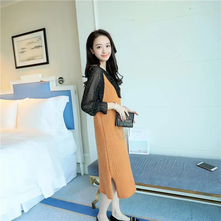 Women Sweater Vest Pull Femme Sweaters Ladies Autumn Clothes 2024 Vests Female Knitted Dress Loose Pullovers Outerwear E891