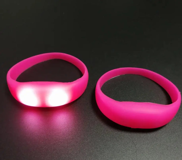 10pcs Glow in the Dark Bracelet Voice Sillcone Concert accessories