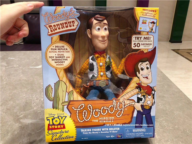 Disney Pixar Toy Story 4 Woody Action Figures Slinky Dog Action Figures Talking English Movie Sound Doll  Kids Birthday Gift