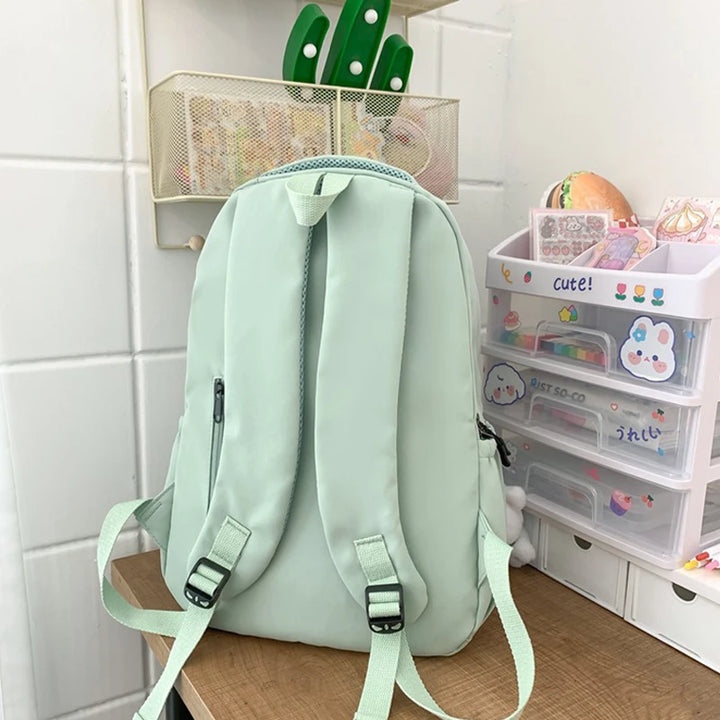 New Female Fashion Lady High Capacity Waterproof College Backpack Trendy Women Laptop School Bags Cute Girl Travel Book Bag Cool