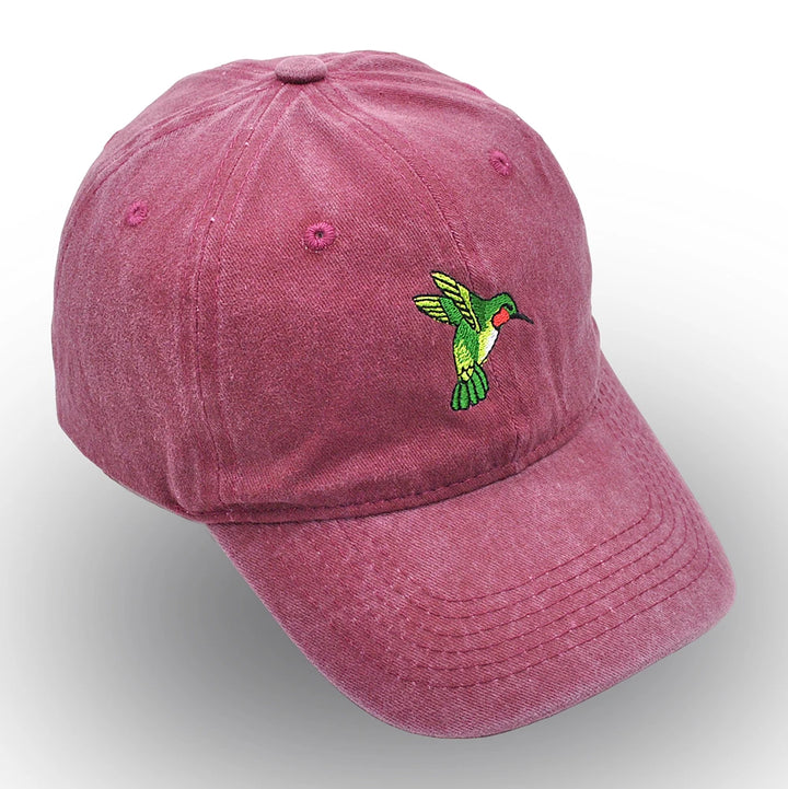 HUMMINGBIRD Dad Hat Embroidery Wildlife Bird Cap Cute Bird Baseball Cap Mom Hats Retro Woman Sun Hat Trucker Hat