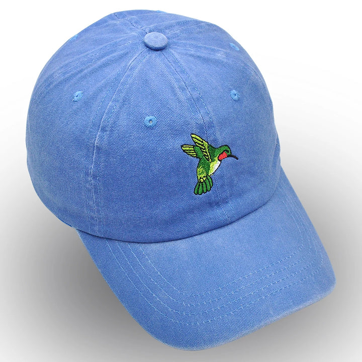 HUMMINGBIRD Dad Hat Embroidery Wildlife Bird Cap Cute Bird Baseball Cap Mom Hats Retro Woman Sun Hat Trucker Hat