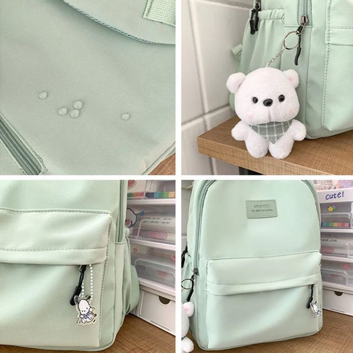 New Female Fashion Lady High Capacity Waterproof College Backpack Trendy Women Laptop School Bags Cute Girl Travel Book Bag Cool