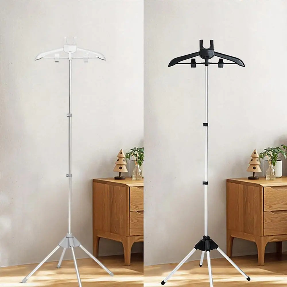 Display Stand Clothes Hanger Garment Foldable Tripod Steamer Rack Cloths Iron Hanging Stand Clothing Drying Rack Steamer Bracket