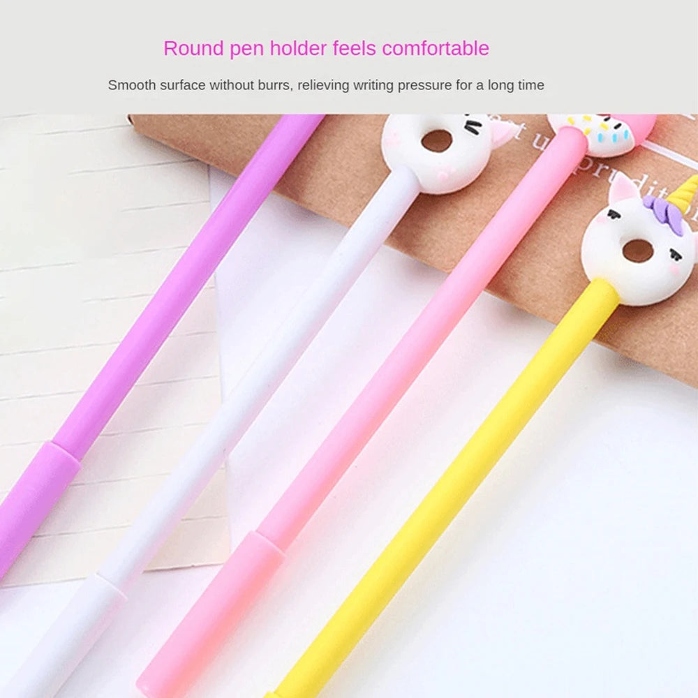 Novelty Cute Pens Kawaii Funny Luxury Gel Ink Pen Writing Girl Stationery Ballpoint School Office Supply Teacher Gift