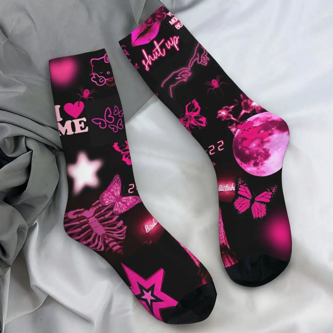 Blacks Girl Pinks Group K-Pop Socks