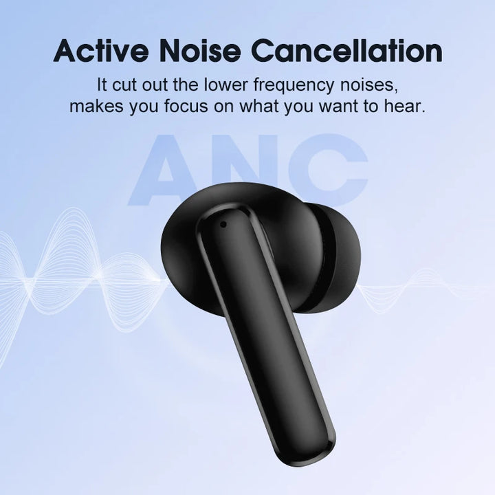 QCY T13 ANC Bluetooth Earphones - Wireless Noise-Cancelling