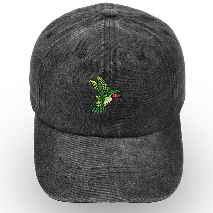 HUMMINGBIRD Dad Hat Embroidery Wildlife Bird Cap Cute Bird Baseball Cap Mom Hats Retro Woman Sun Hat Trucker Hat