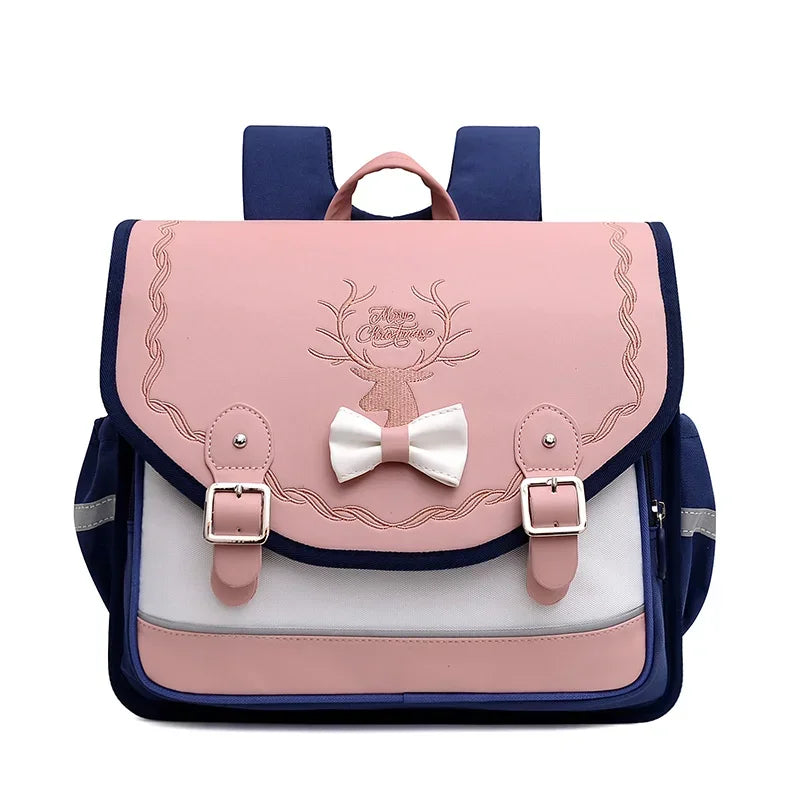 School Bags Girls Orthopedic Backpack Cute Waterproof SchoolBag for Teenage Flip Book Bag Student Grade 1-3 Mochilas Infantil