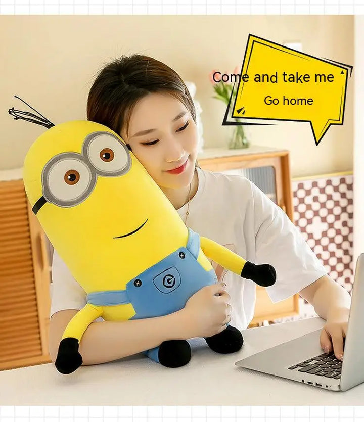 Cute Minions Movie Characters Yellow Plush Toys Bob Stuart In Jeans Soft Dolls Toys & Hobbies Christmas Birthday Gift 1pcs