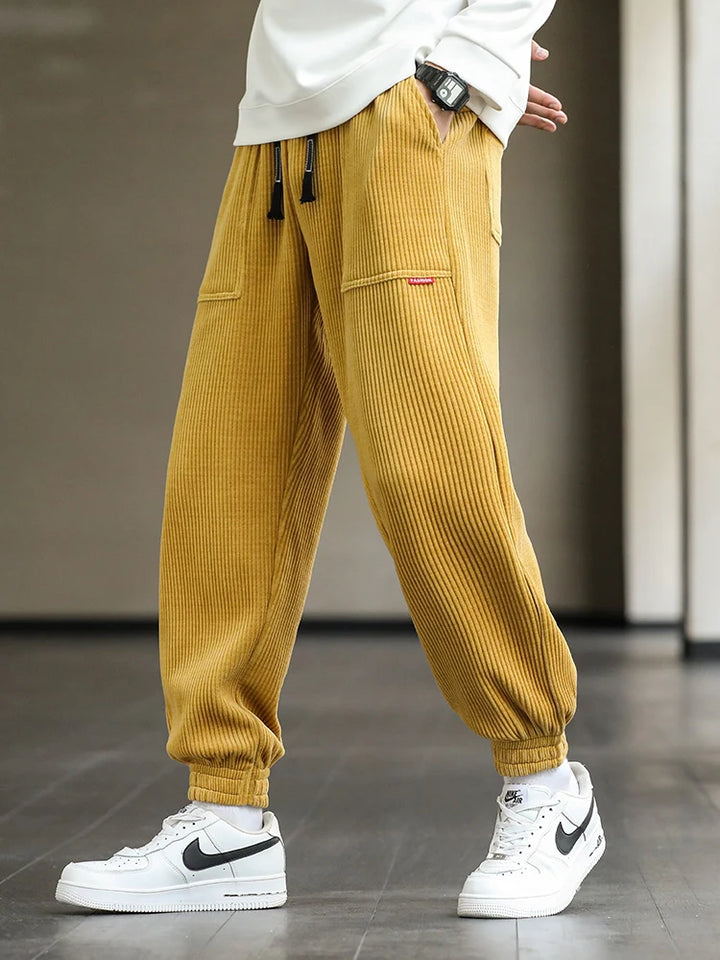 8XL Corduroy Baggy Sweatpants - Autumn/Winter Men's Fashion