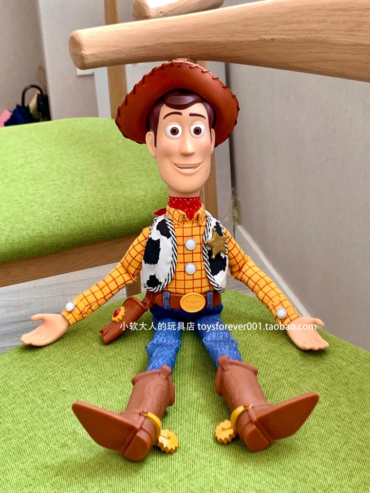 Disney Pixar Toy Story 4 Woody Action Figures Slinky Dog Action Figures Talking English Movie Sound Doll  Kids Birthday Gift