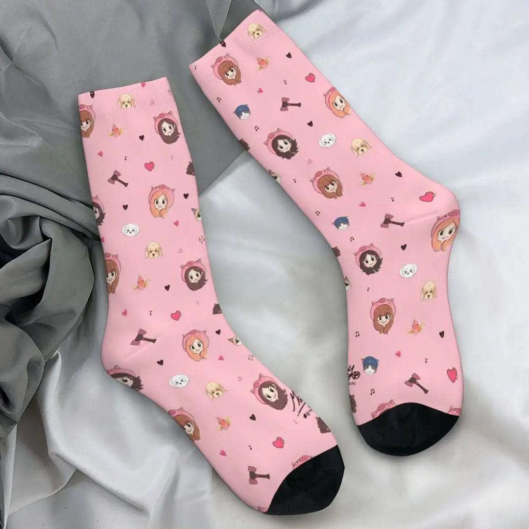 Blacks Girl Pinks Group K-Pop Socks