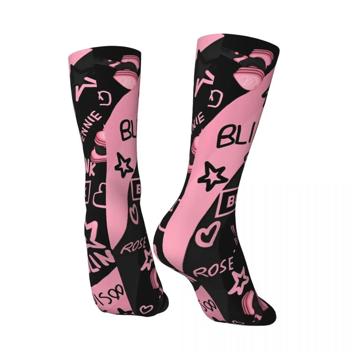 Blacks Girl Pinks Group K-Pop Socks