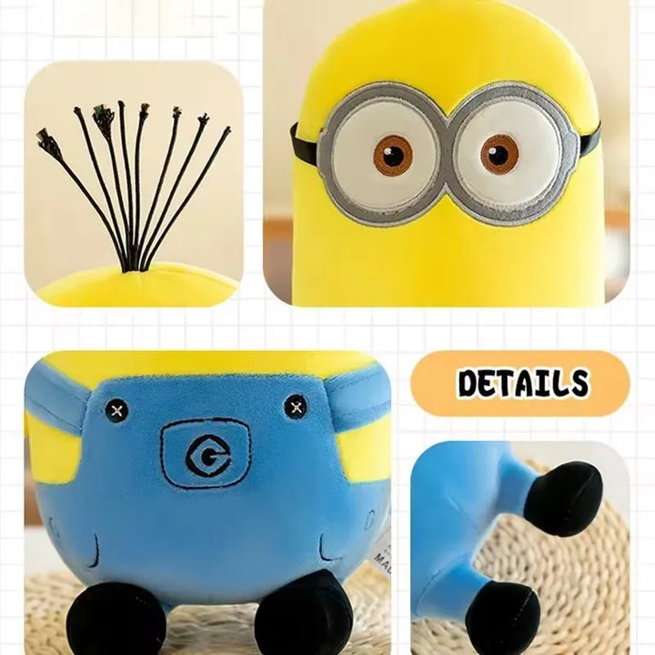 Cute Minions Movie Characters Yellow Plush Toys Bob Stuart In Jeans Soft Dolls Toys & Hobbies Christmas Birthday Gift 1pcs