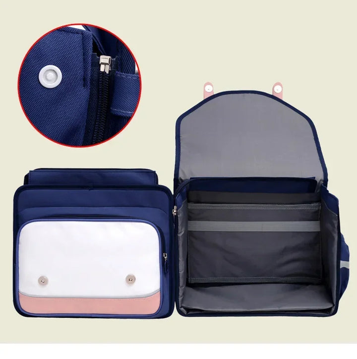 School Bags Girls Orthopedic Backpack Cute Waterproof SchoolBag for Teenage Flip Book Bag Student Grade 1-3 Mochilas Infantil