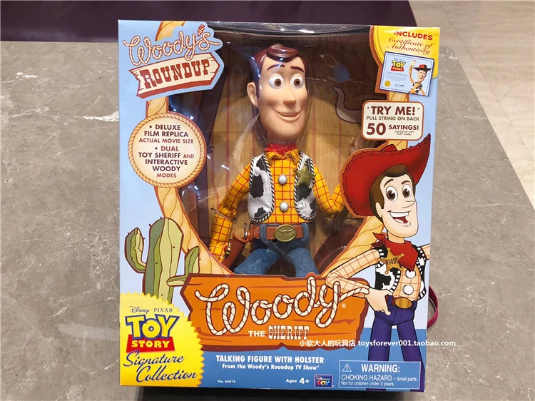 Disney Pixar Toy Story 4 Woody Action Figures Slinky Dog Action Figures Talking English Movie Sound Doll  Kids Birthday Gift