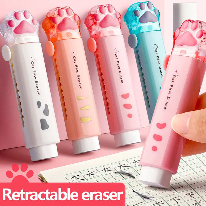 Kawaii Retractable Eraser Cute Cat