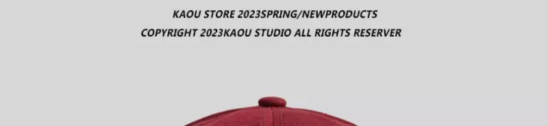 Spring and Summer Sunshade cute Baseball Caps for Women Japanese Fresh Student Sports Versatile Curved Brim Hole Men's Hats